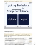 job interview example