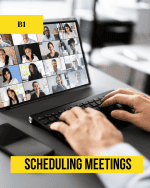 scheduling meetings lesson