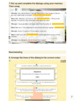 scheduling meetings example