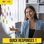 quick responses lesson