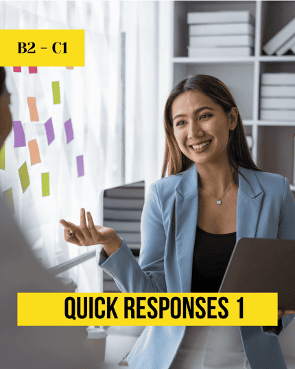 quick responses lesson
