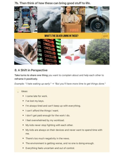 speaking never satisfied example