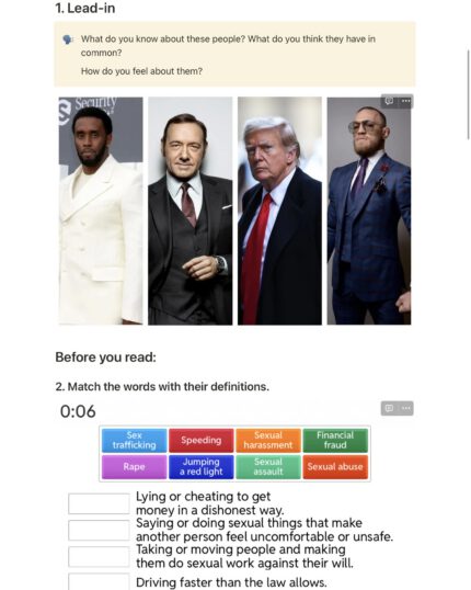 speaking infamous criminals example