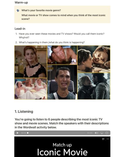 iconic movie scenes example