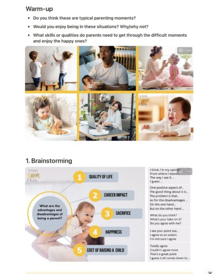 speaking parenting example